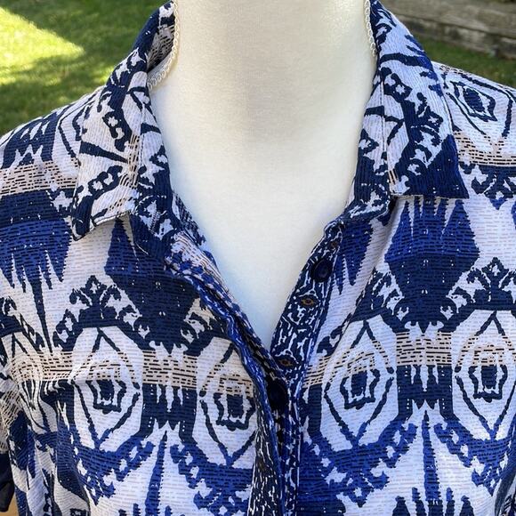 Kas Designs Batwing Blouse Women's Size Medium - Picture 8 of 13